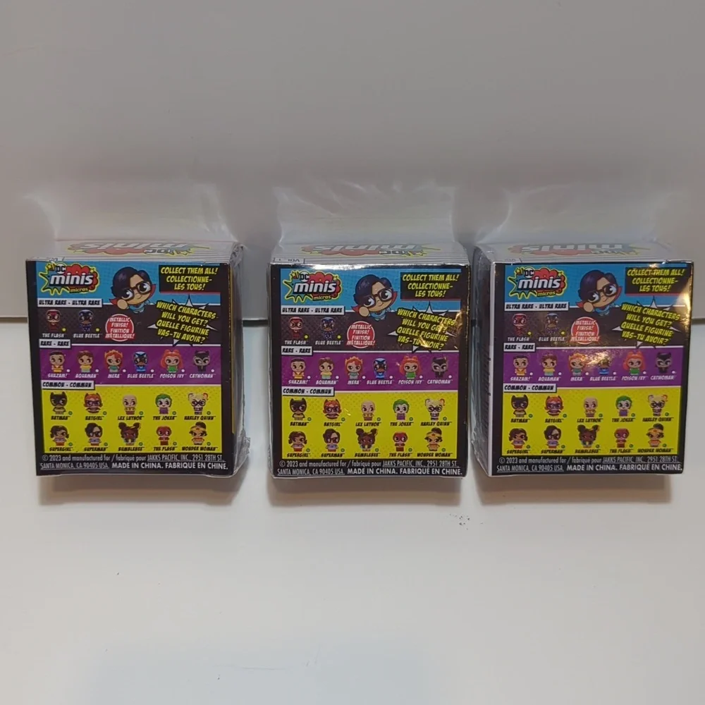 2023 Jakks DC Comics Micros Minis superhero figures new in box Super Girl Harley